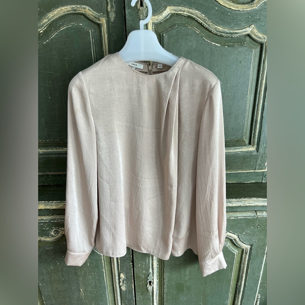 Vince Soft Gold Blouse